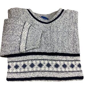 VTG Towncraft Men's Crew Neck Cotton Blend Sweater Men's M #321F